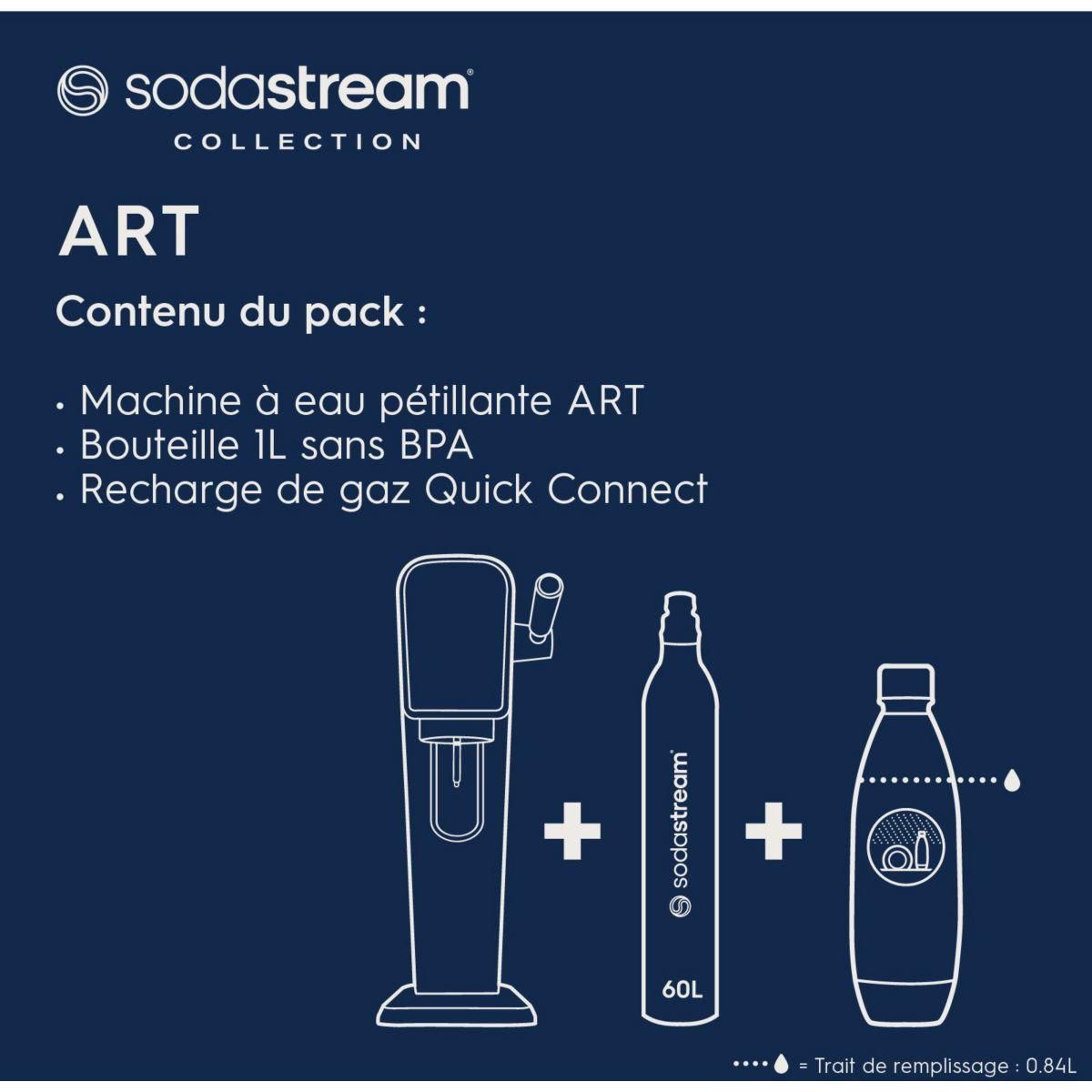 SODASTREAM Machine à soda ART Marbre Promo