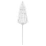 Voir la diapositive 2 : VIDAXL Parasol de plage Hawaii blanc 180 cm