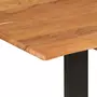 VIDAXL Table de salle a manger 140x70x76 cm Bois d'acacia solide
