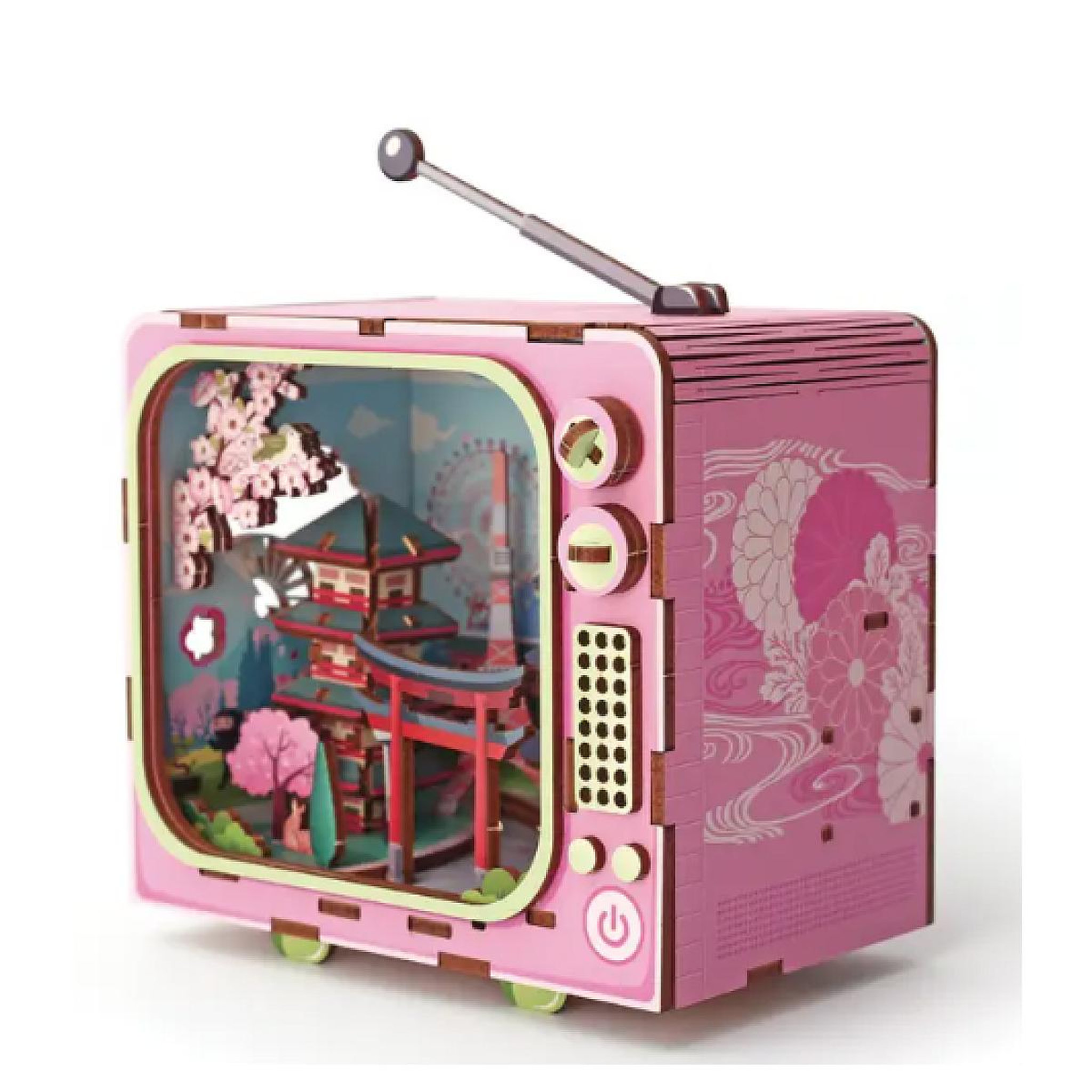 Voir la diapositive 2 : Graine créative Maquette bois 3D - TV Tokyo