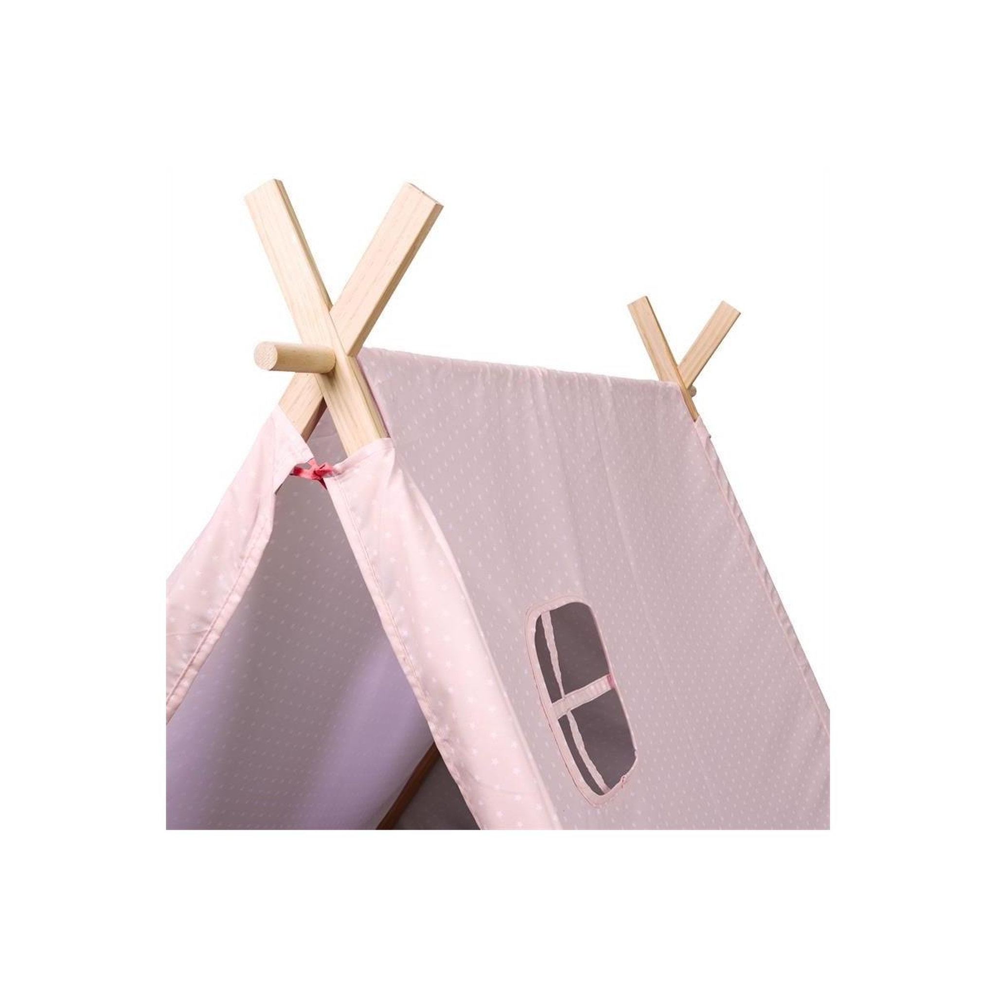 Voir la diapositive 3 : HOME DECO KIDS Tente pour Enfant  Havre de Paix  116cm Rose
