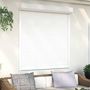 Voir la diapositive 1 : VIDAXL Volet roulant aluminium 130x140 cm blanc