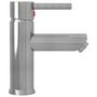 Voir la diapositive 4 : VIDAXL Robinet de lavabo de salle de bain Argente 130x176 mm