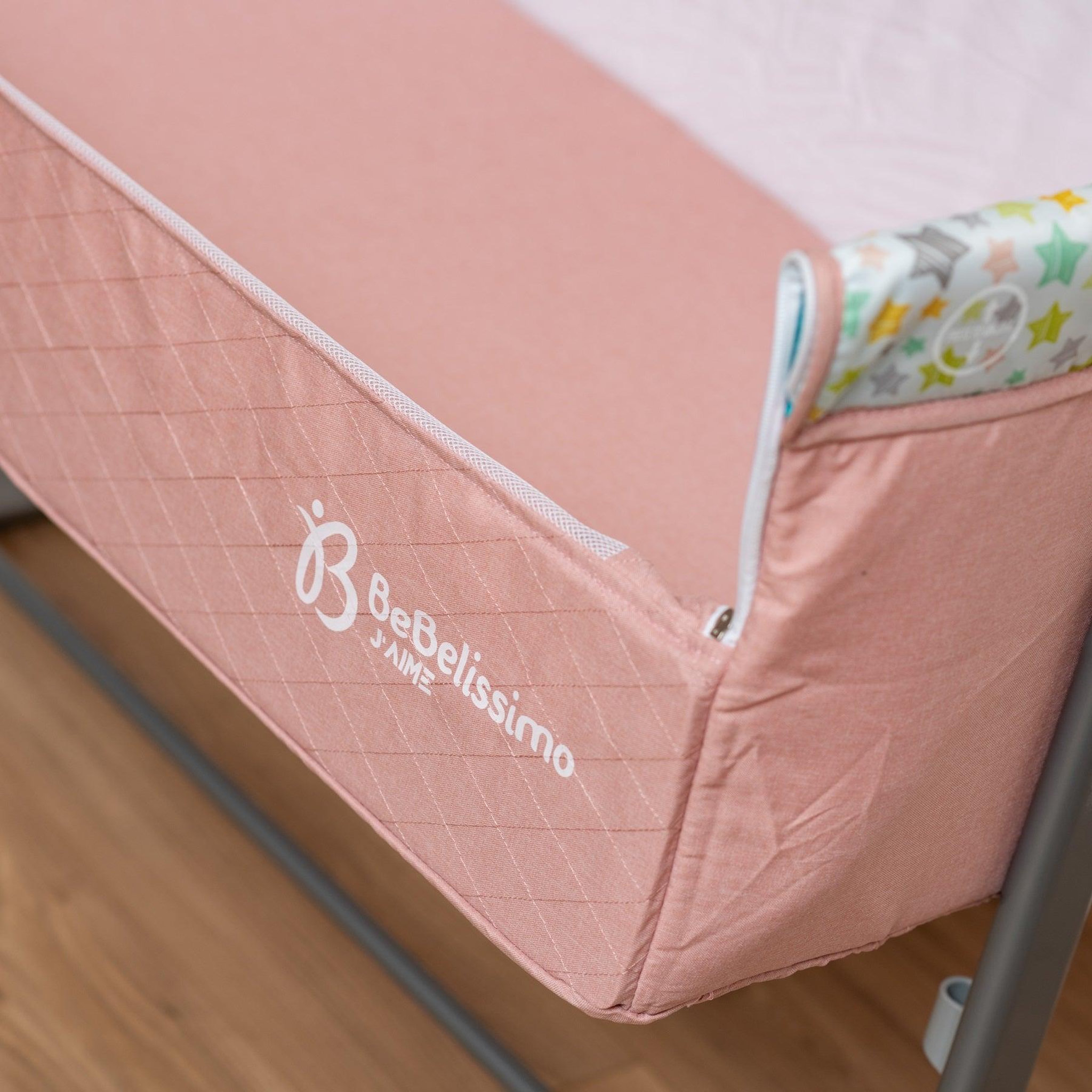 Voir la diapositive 5 : BEBELISSIMO BEBELISSIMO - Lit Cododo - berceau bébé - lit bébé - Calin avec mobile musical - dès la naissannce - rose