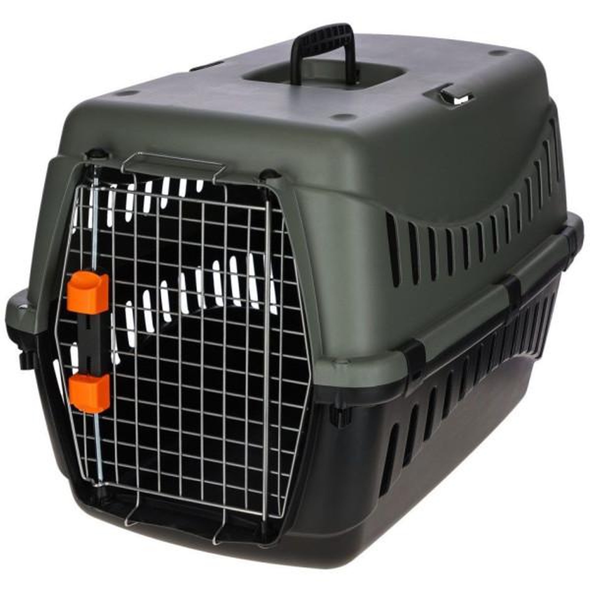 Voir la diapositive 2 : KERBL Box de transport - kerbl - eco - gris/vert - 58 × 38 × 38 cm