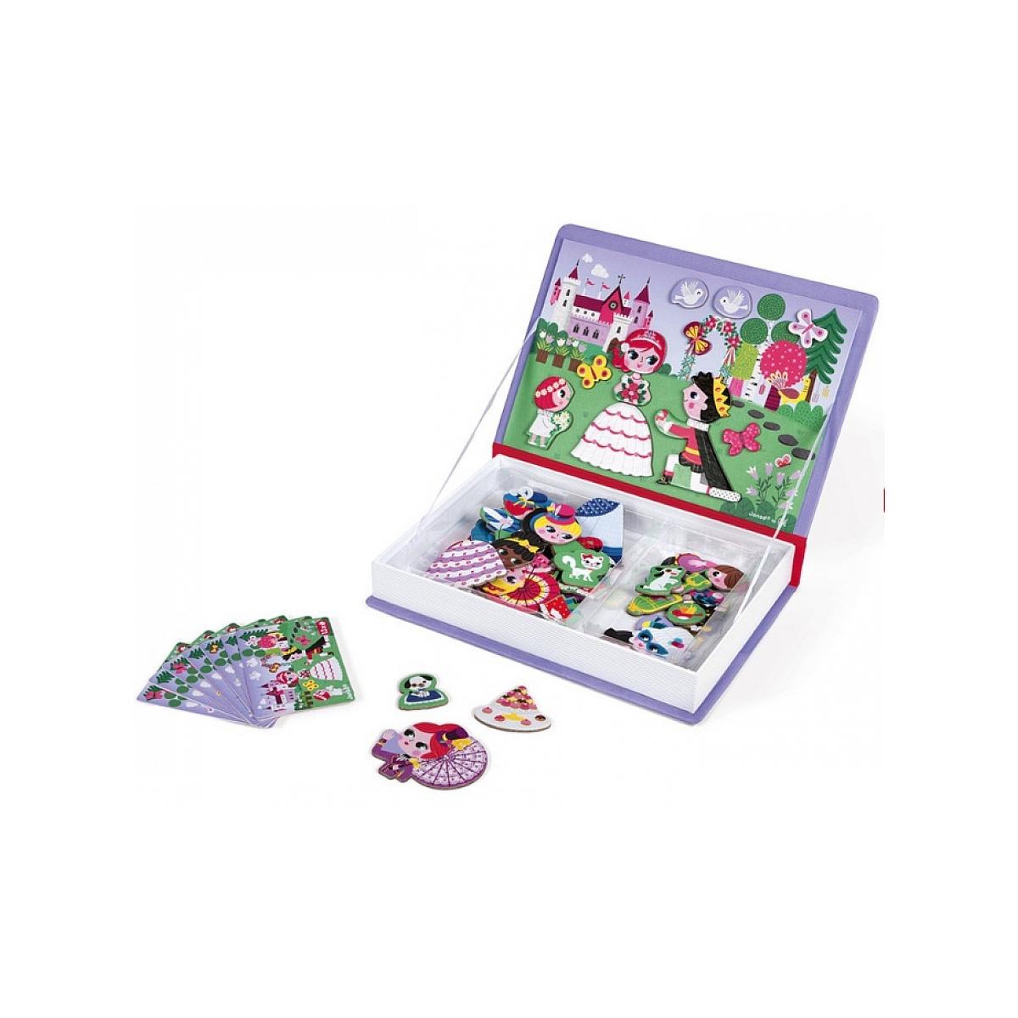 Voir la diapositive 2 : Juratoys-Janod Jeu aimante Magnetibook princesses
