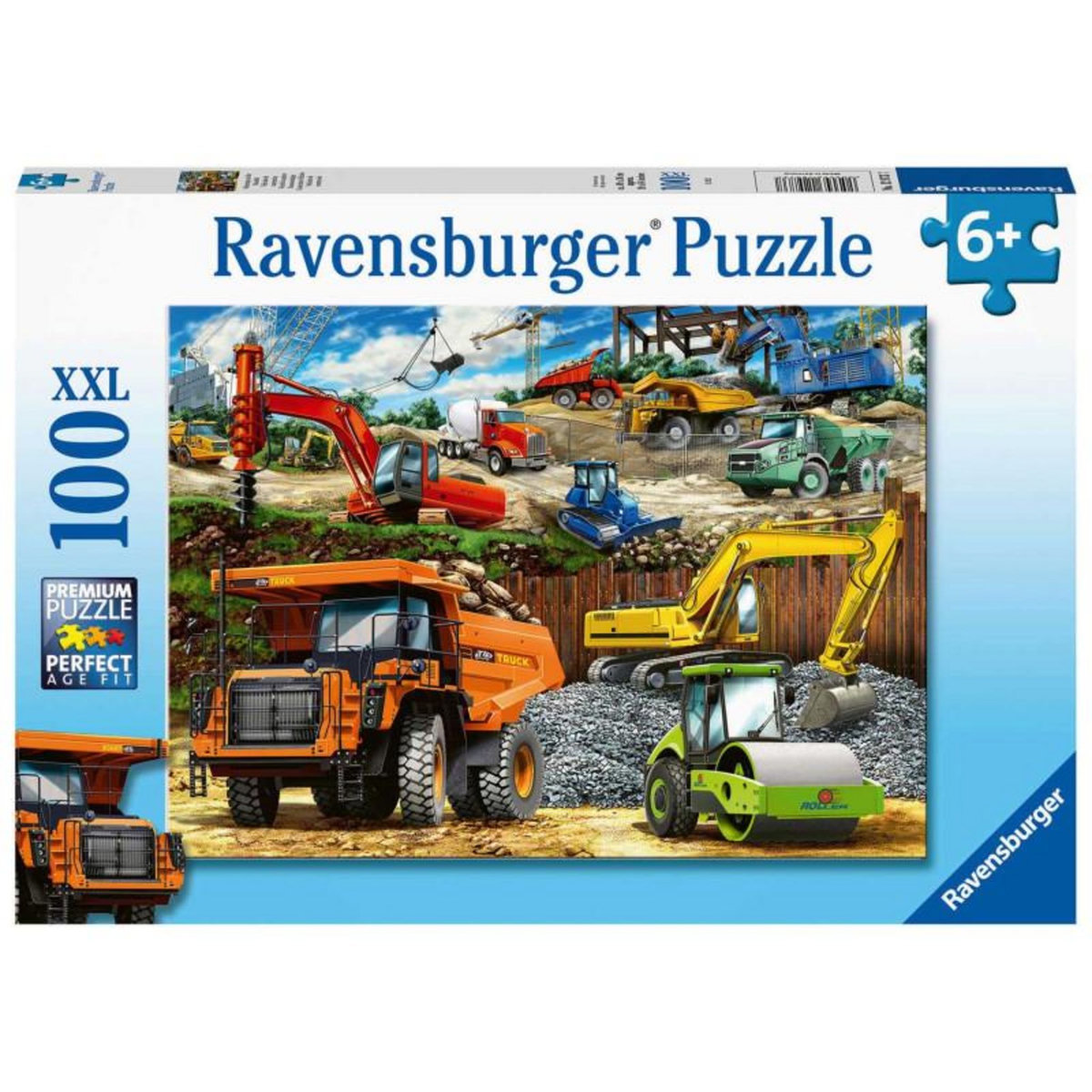 RAVENSBURGER RAVENSBURGER Construction vehicles, 100pcs. XXL