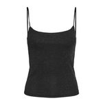 Vero Moda Débardeur /Argenté Femme Vero Moda Kanva Glitter. Coloris disponibles : Noir
