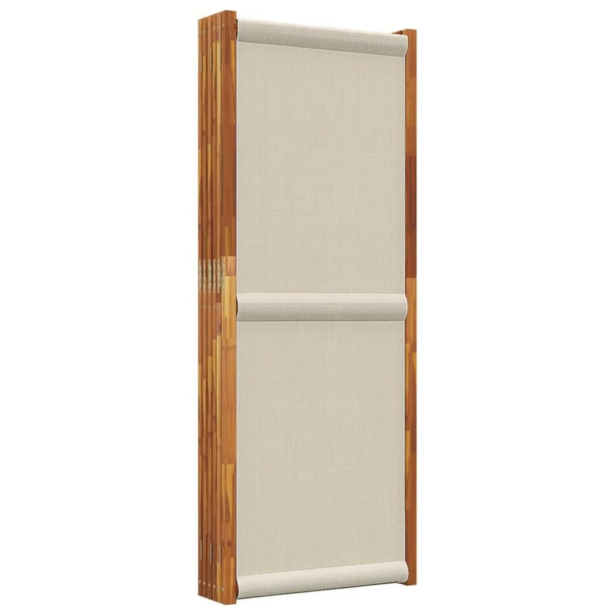 VIDAXL Cloison de separation 6 panneaux gris clair 420x180 cm