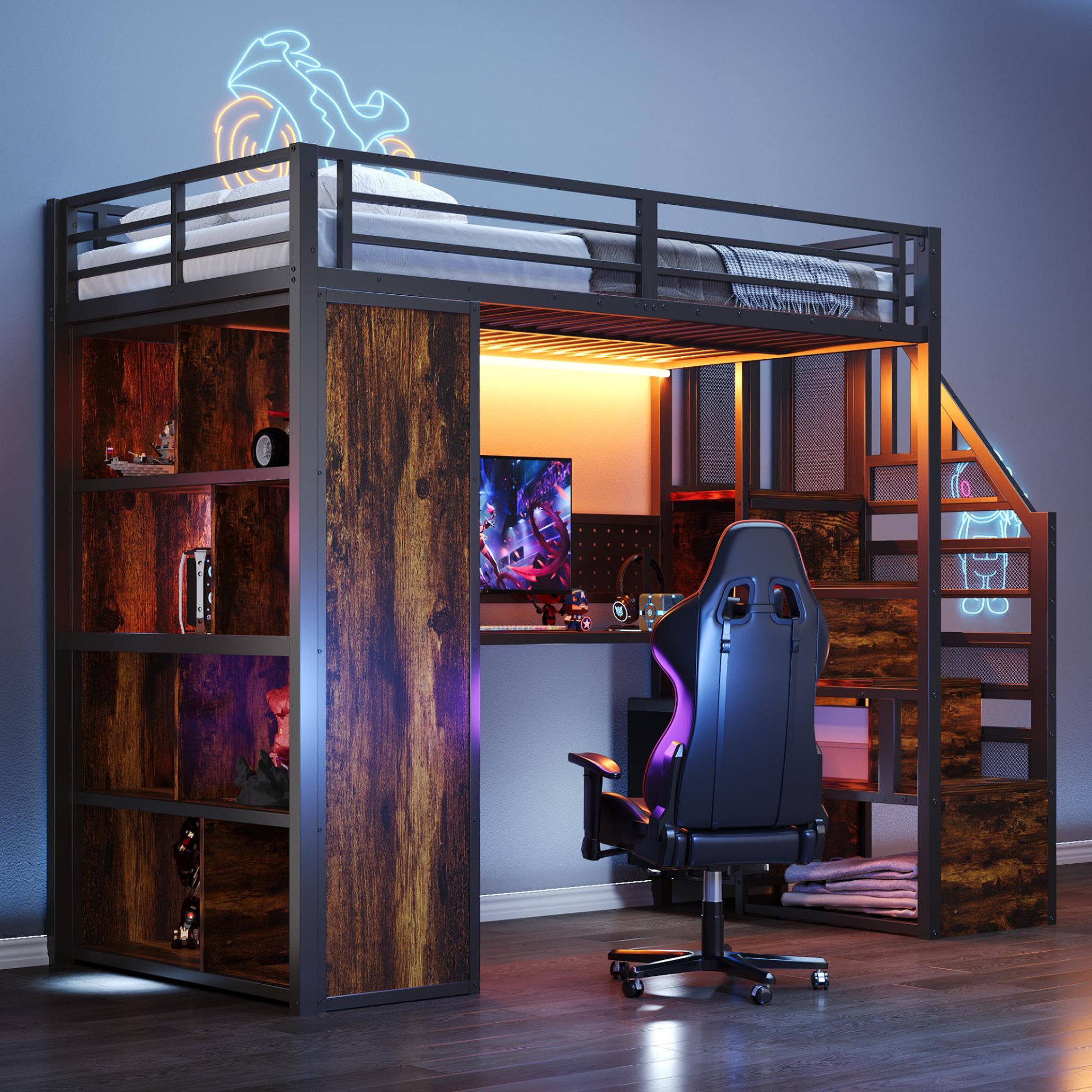Voir la diapositive 5 : MERAX Lit mezzanine