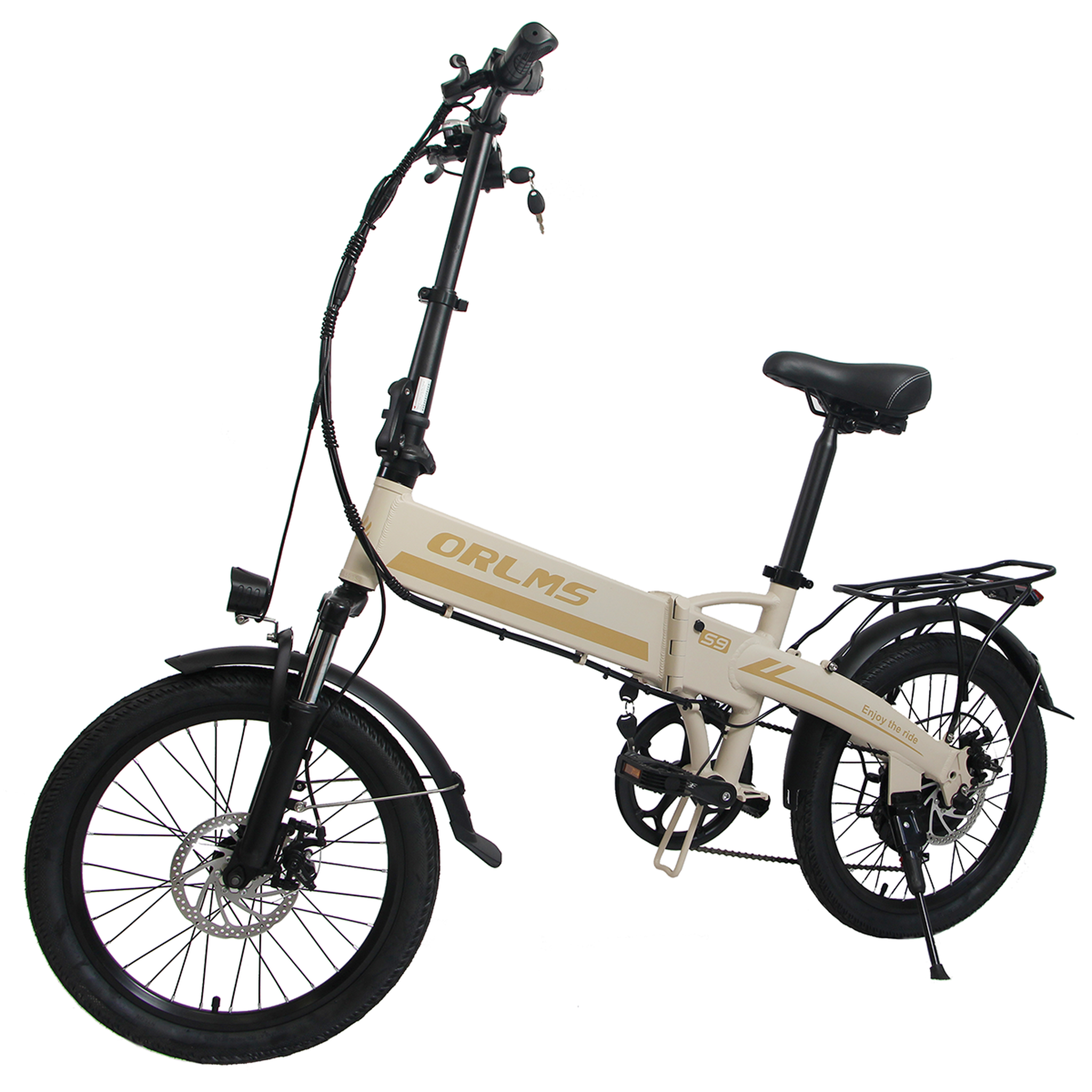 Voir la diapositive 2 : ORLMS Vélo électrique pliant ORLMS S9, moteur 500 W