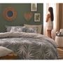 Voir la diapositive 1 : ACTUEL Parure housse de couette en polycoton motif tropical PADDY