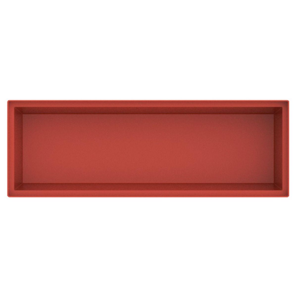 GARDENSTAR Balconnière + plateau L50 cm marsala