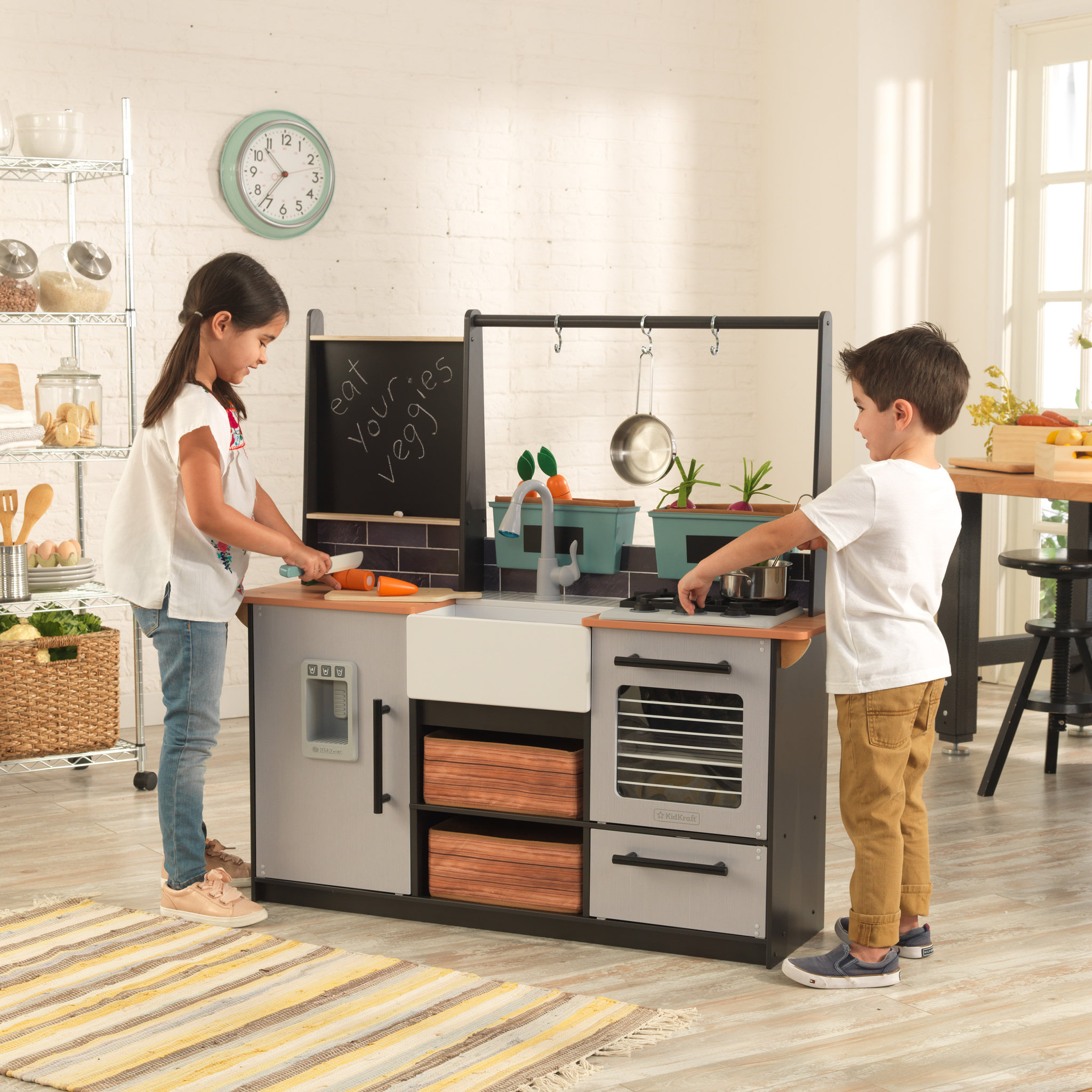 Voir la diapositive 2 : Kidkraft Cuisine Enfant Farm to Table