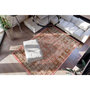 Voir la diapositive 2 : Paris Prix Tapis Antique Floral à Poils Courts  Ariya  Rouge