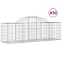 Voir la diapositive 2 : VIDAXL Paniers a gabions arques 50 pcs 200x50x60/80 cm fer galvanise