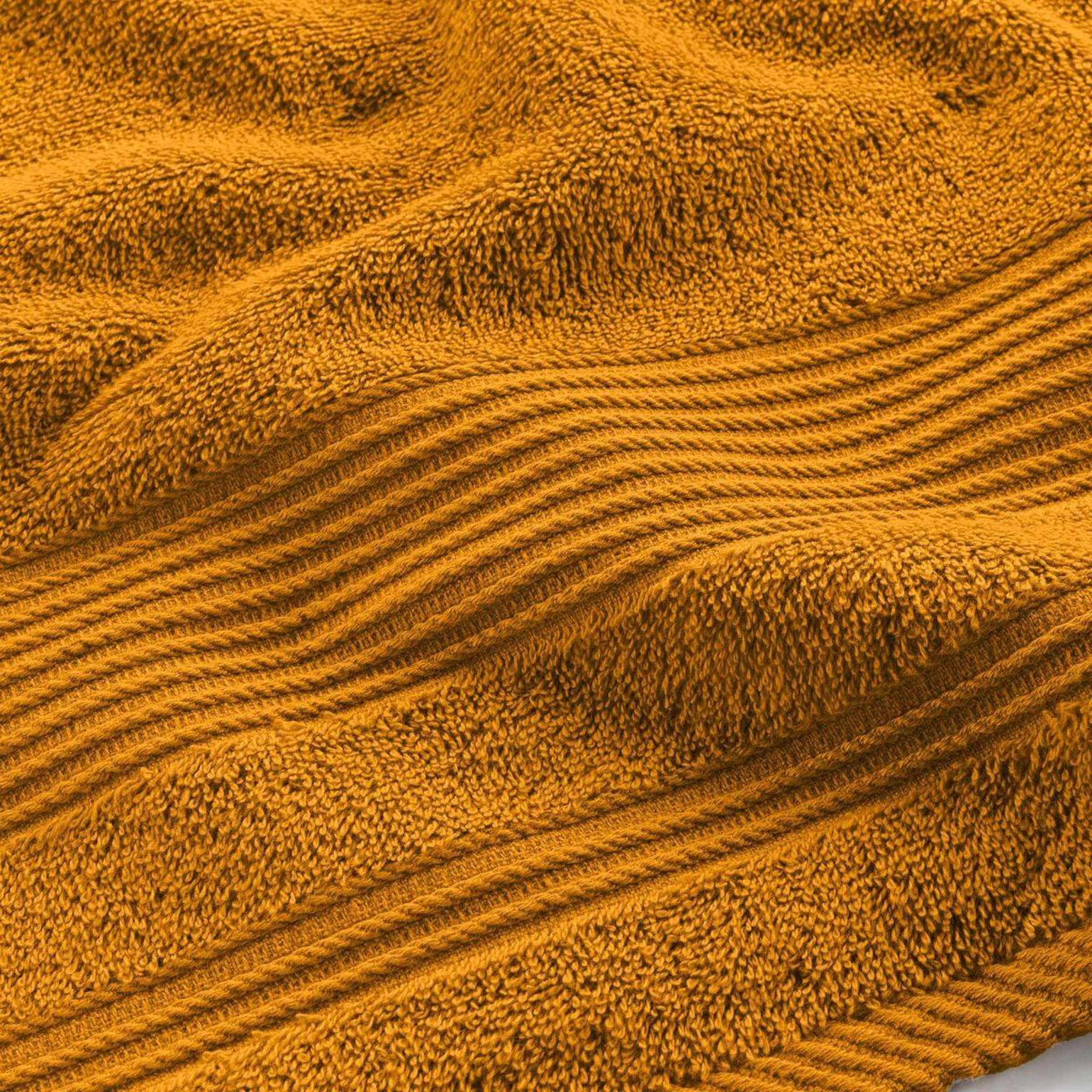 Voir la diapositive 3 : Douceur d'Intérieur Drap de douche  tendresse  70x130cm jaune curry