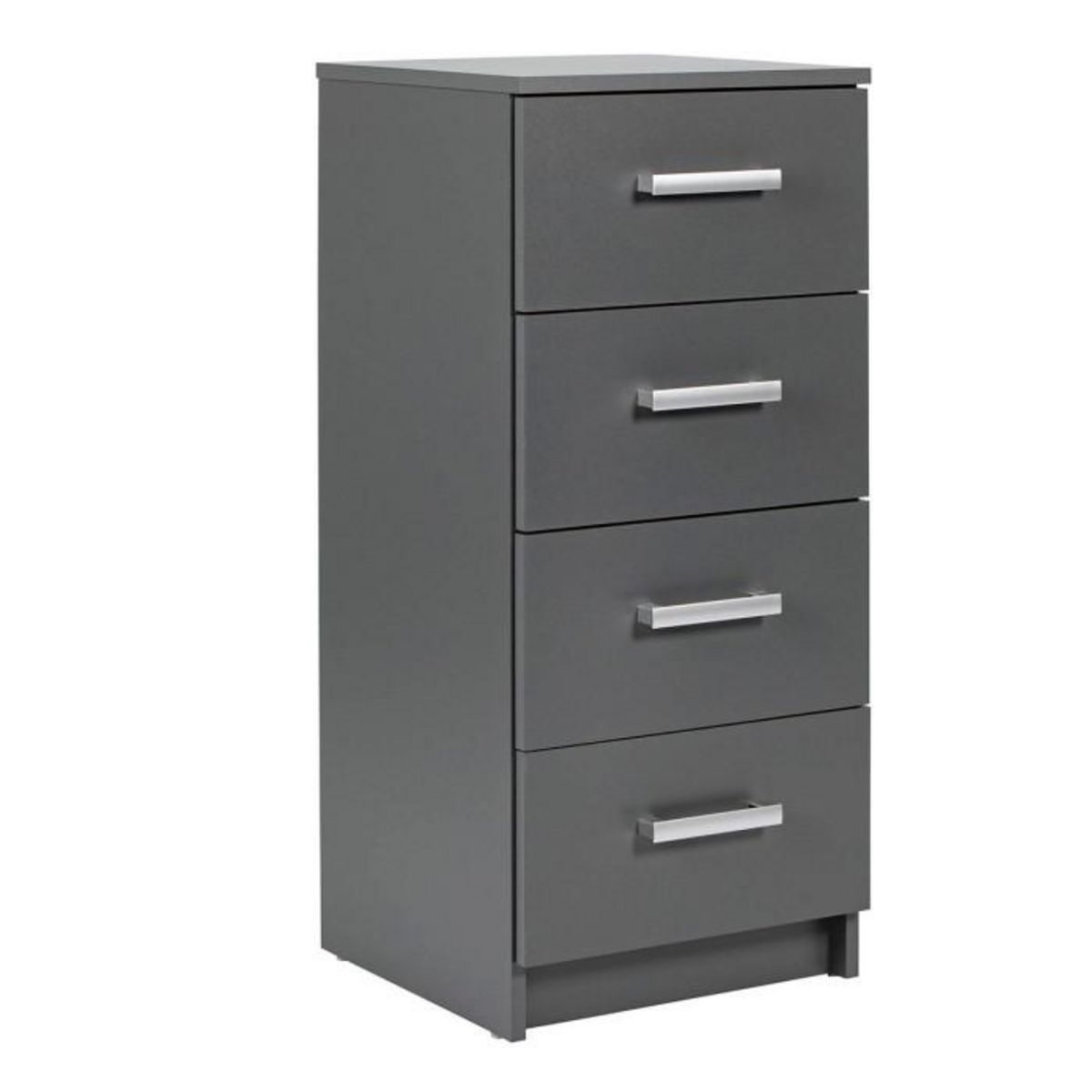 Paris Prix Commode 4 Tiroirs Design  Azio  91cm Gris