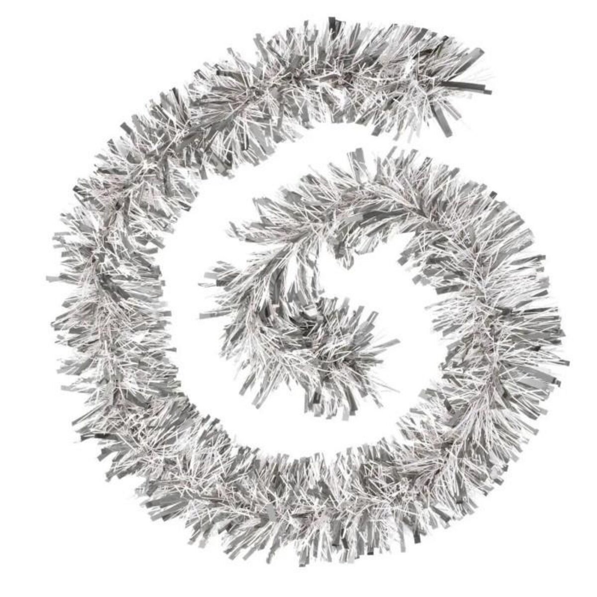 ATMOSPHERA Guirlande de Noël  La Maison  200cm Argent & Blanc