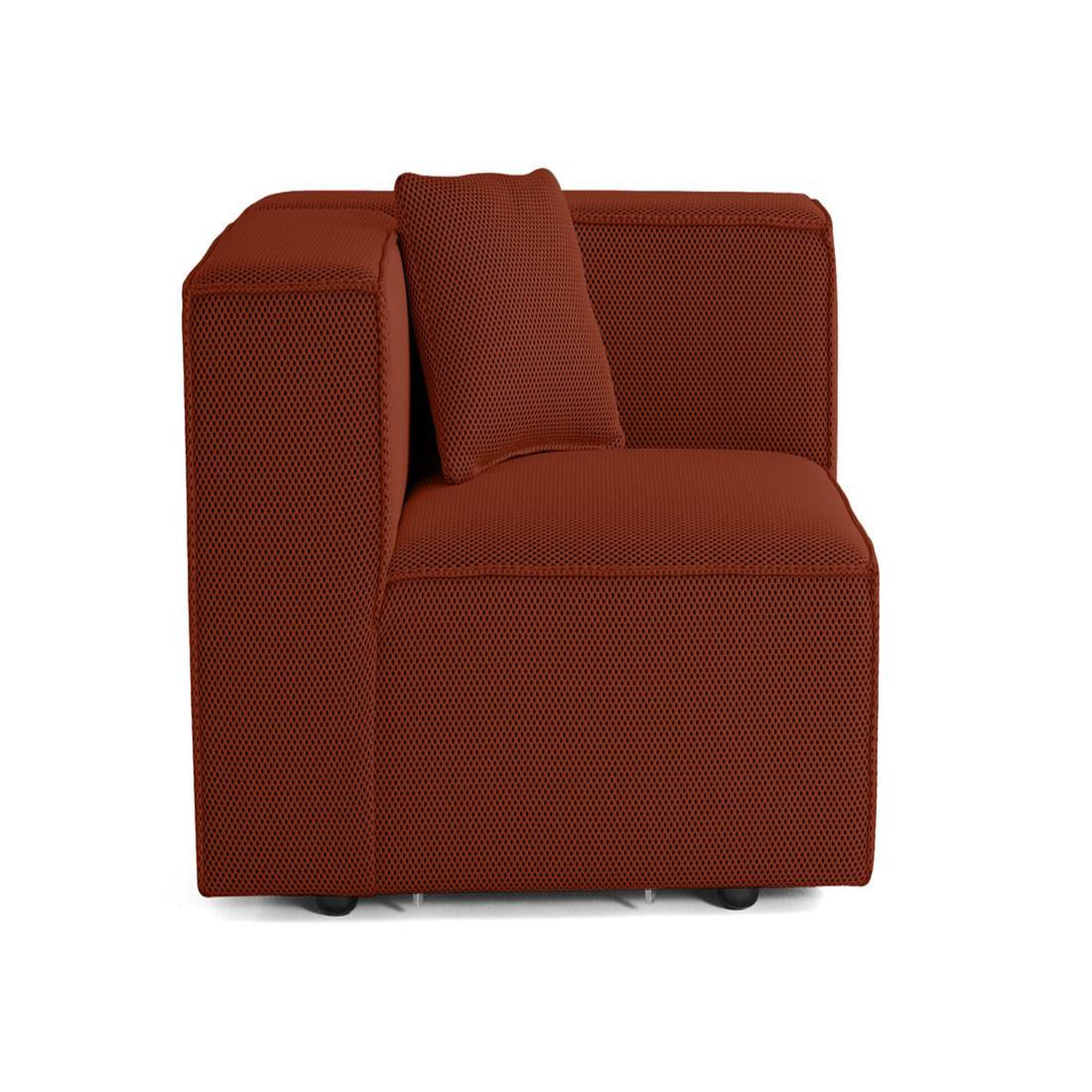 Voir la diapositive 4 : LISA DESIGN Arty - module d'assise droit - en tissu mailles 3d