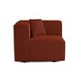 Voir la diapositive 4 : LISA DESIGN Arty - module d'assise droit - en tissu mailles 3d