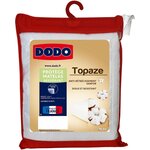 DODO Protège matelas absorbant en molleton TOPAZE. Coloris disponibles : Blanc