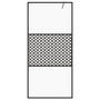 Voir la diapositive 3 : VIDAXL Paroi de douche avec verre ESG transparent 80x195 cm Noir