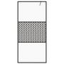 Voir la diapositive 3 : VIDAXL Paroi de douche avec verre ESG transparent 80x195 cm Noir