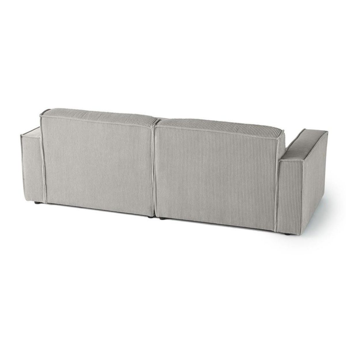 LISA DESIGN Spiaggia - canapé d'angle droit - 4 places - en velours côtelé