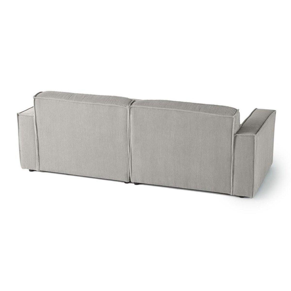 LISA DESIGN Spiaggia - canapé d'angle droit - 4 places - en velours côtelé