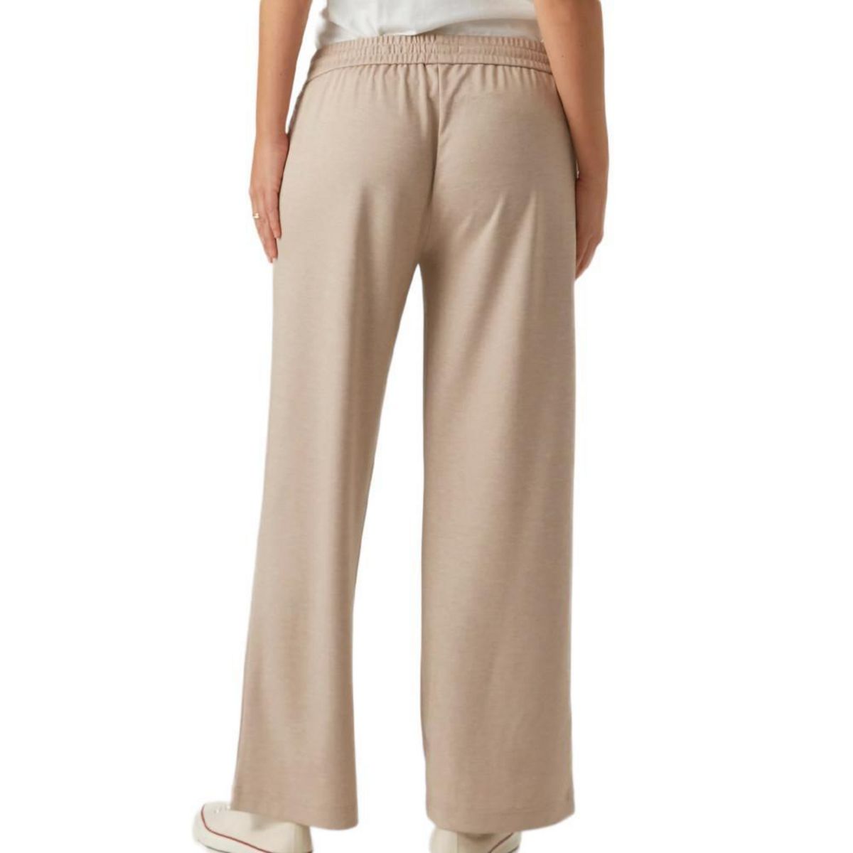 MAMALICIOUS Pantalon Écru Femme Mamalicious Malin