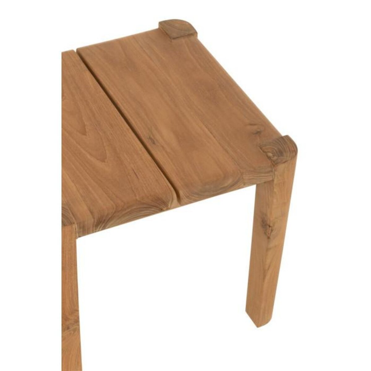 Paris Prix Table d'Appoint en Teck  Bruce  40cm Naturel