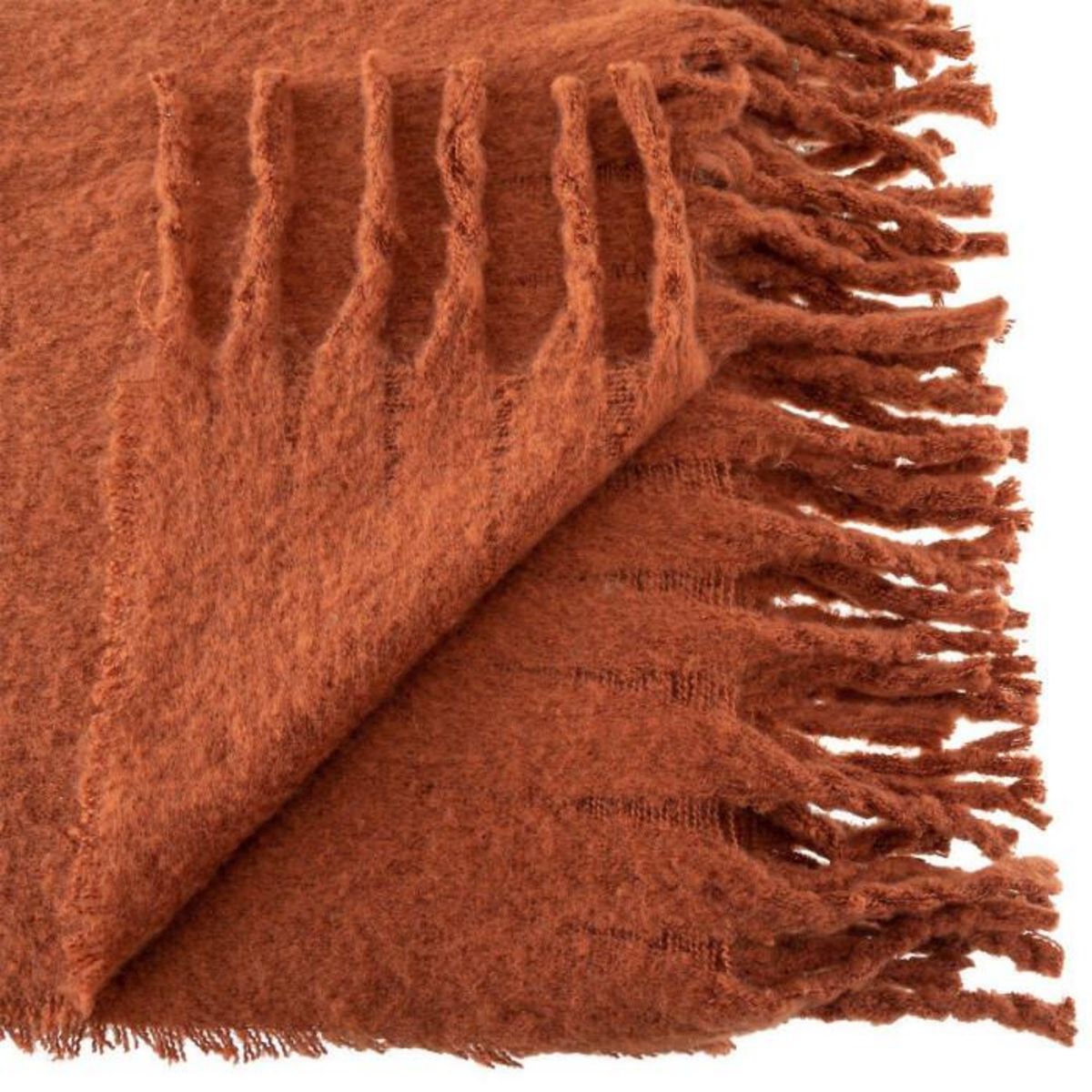 ATMOSPHERA Plaid Mohair  Kodi  130x180cm Terracotta
