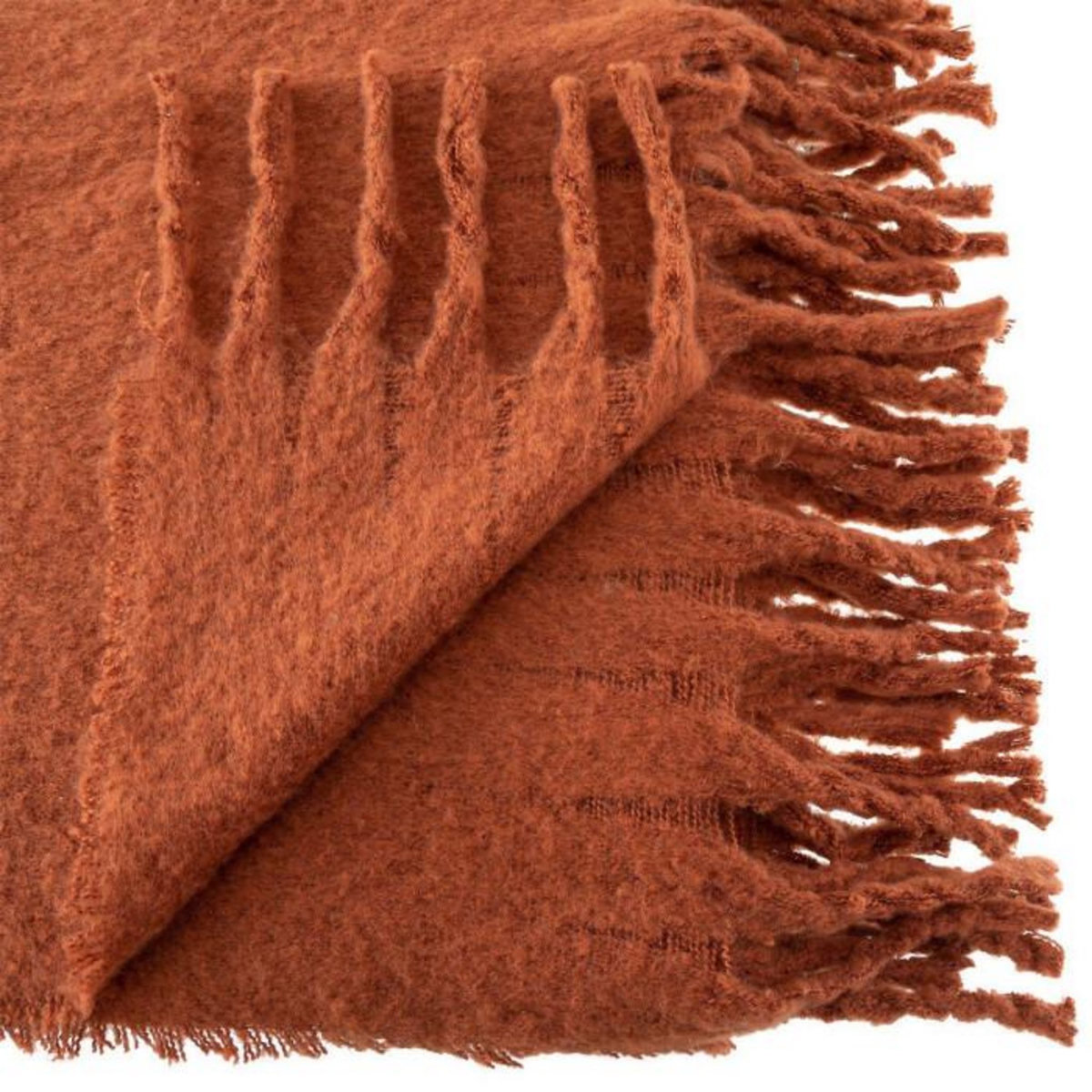 ATMOSPHERA Plaid Mohair  Kodi  130x180cm Terracotta