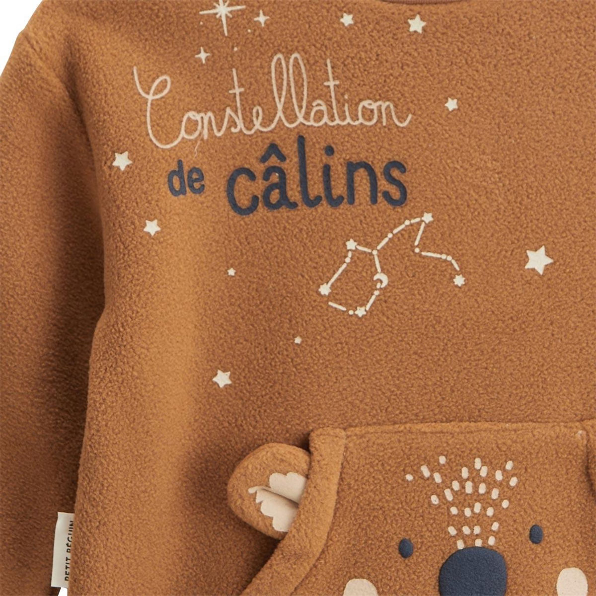 Petit Béguin Pyjama enfant 2 pièces en polaire Constellation