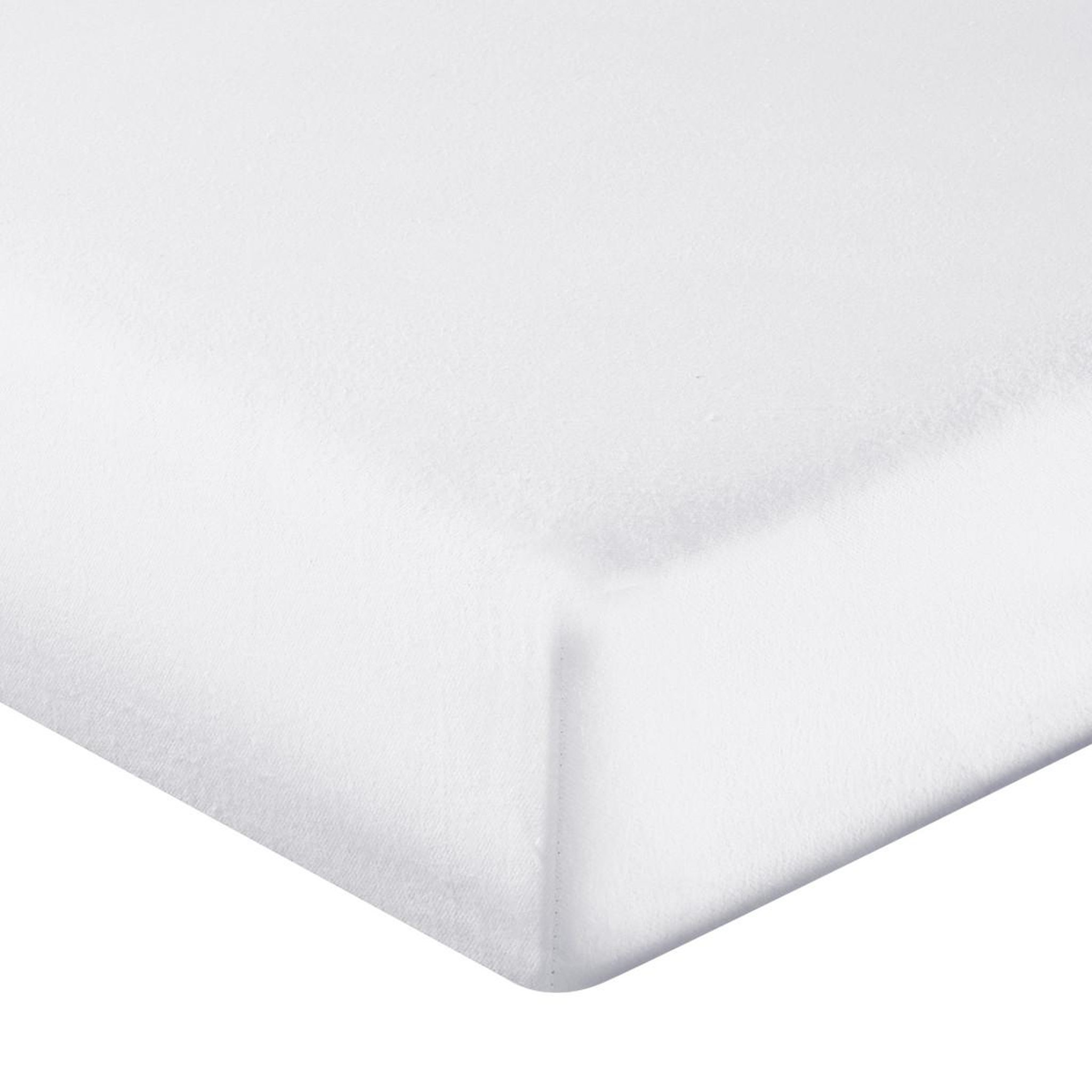 Voir la diapositive 1 : Sensei Maison Protège-matelas molleton en coton bonnet 30 cm 200 g/m² CONFORT