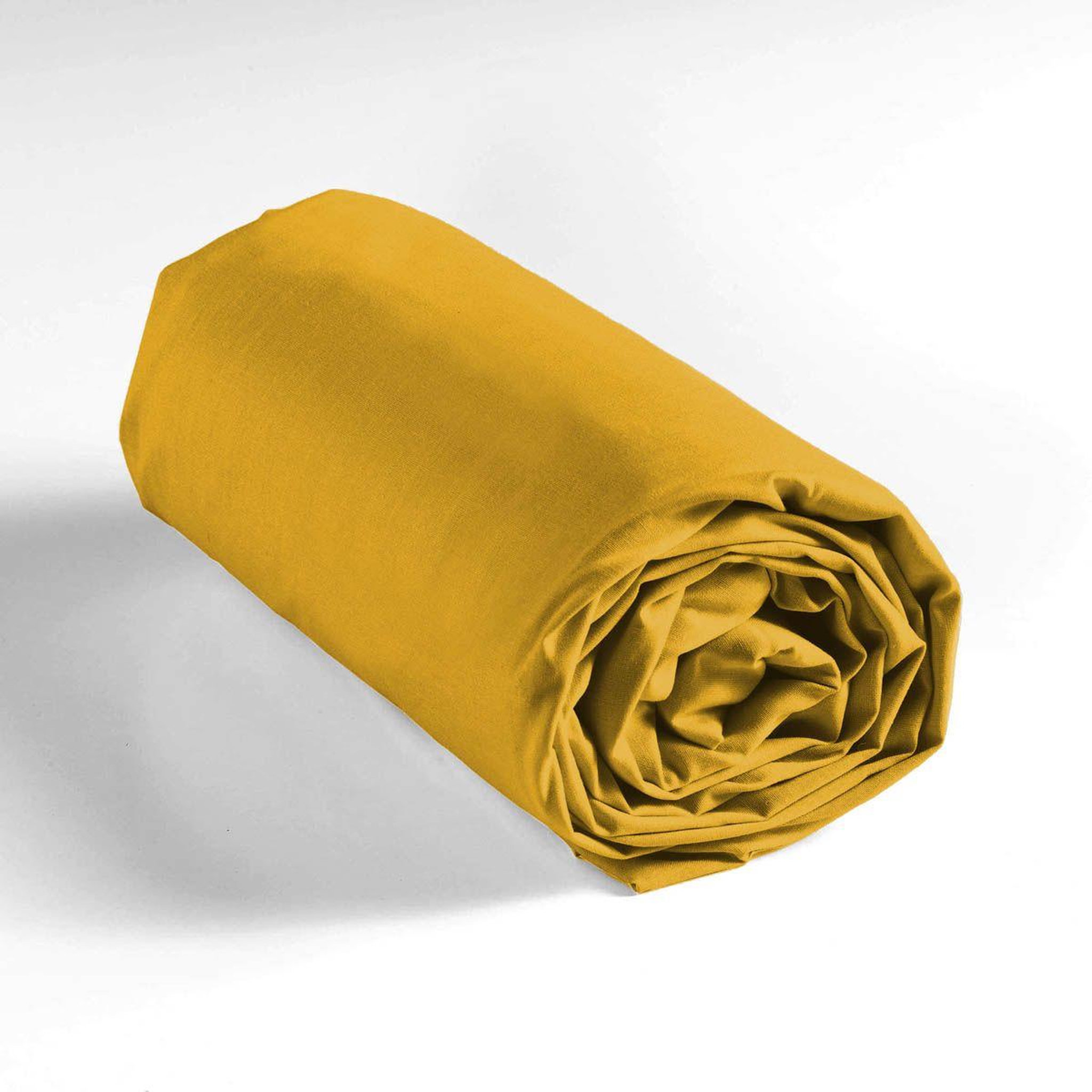 Voir la diapositive 6 : Douceur d'Intérieur Drap housse  lina  140x190cm curry