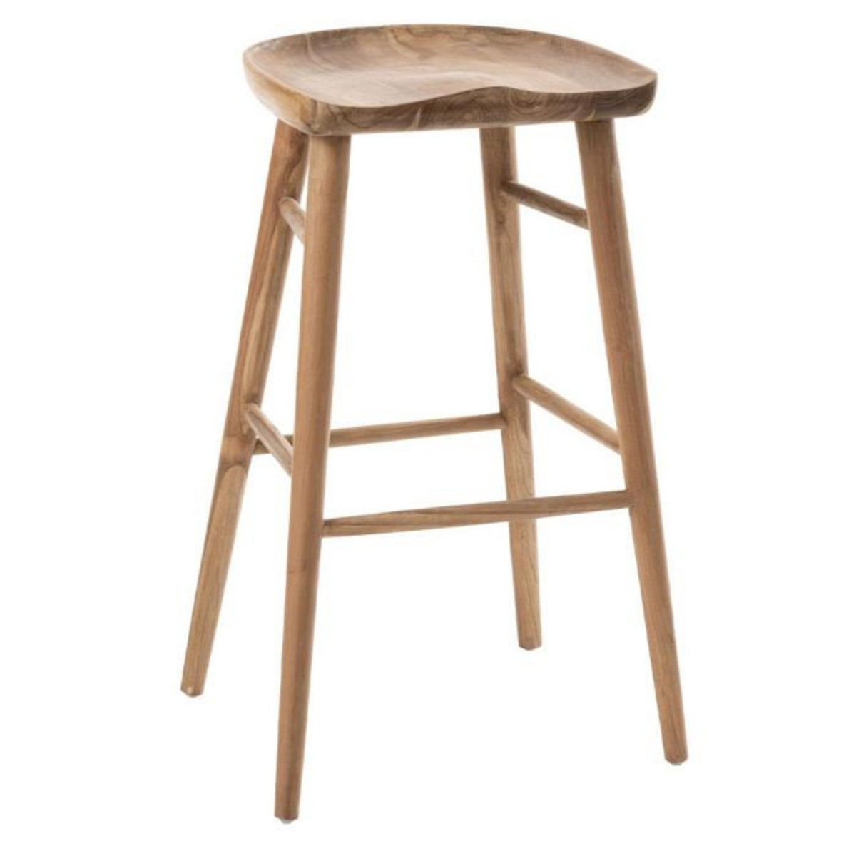 Paris Prix Tabouret de Bar en Bois  Ana  69cm Naturel