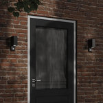 VIDAXL Applique murale d'exterieur avec capteurs noir