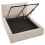 Voir la diapositive 4 : BEST MOBILIER Topaze - lit coffre - 160x200 cm - sommier inclus - velours côtelé