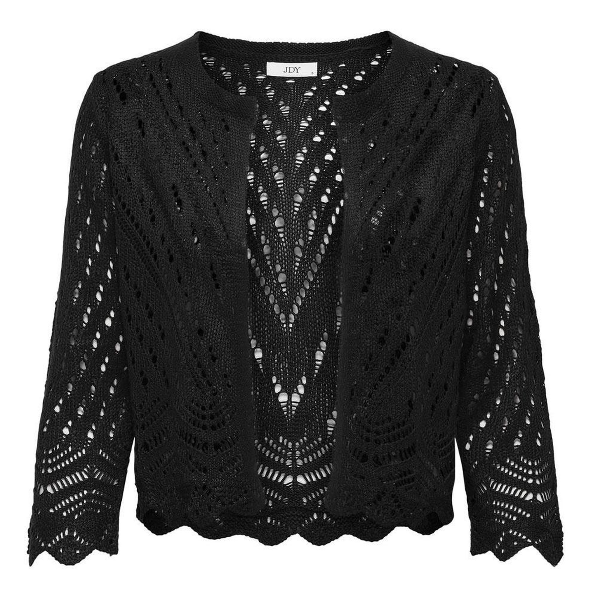 Voir la diapositive 2 : JACQUELINE DE YONG Cardigan Noir Femme JDY Sun 3/4 Cropped