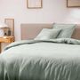 Voir la diapositive 3 : Paris Prix Parure de Lit 3 Pièces  Meline  240x220cm Sauge