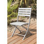 Voir la diapositive 2 : Paris Prix Ensemble Table de Jardin Pliante & 2 Chaises  Marius  70cm Gris