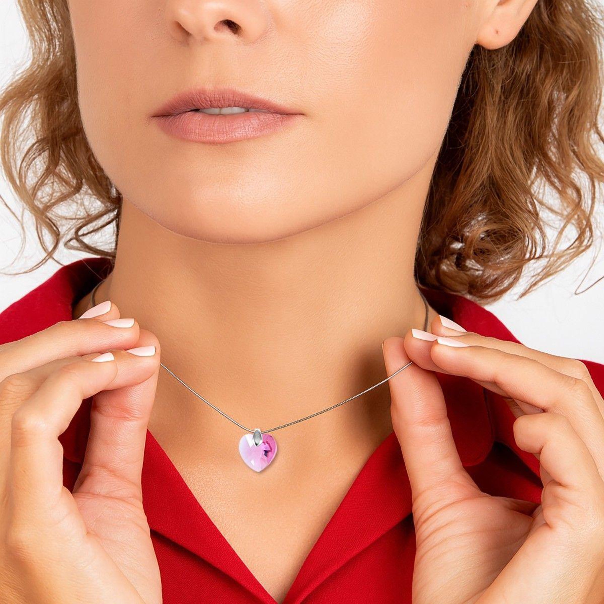 Voir la diapositive 2 : SC CRYSTAL Collier coeur par SC Crystal®