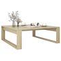 Voir la diapositive 4 : VIDAXL Table basse Chene sonoma 100x100x35 cm Bois d'ingenierie