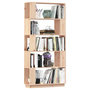 Voir la diapositive 5 : VIDAXL Bibliotheque/Separateur de piece 80x25x163,5 cm Pin solide