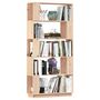 Voir la diapositive 5 : VIDAXL Bibliotheque/Separateur de piece 80x25x163,5 cm Pin solide