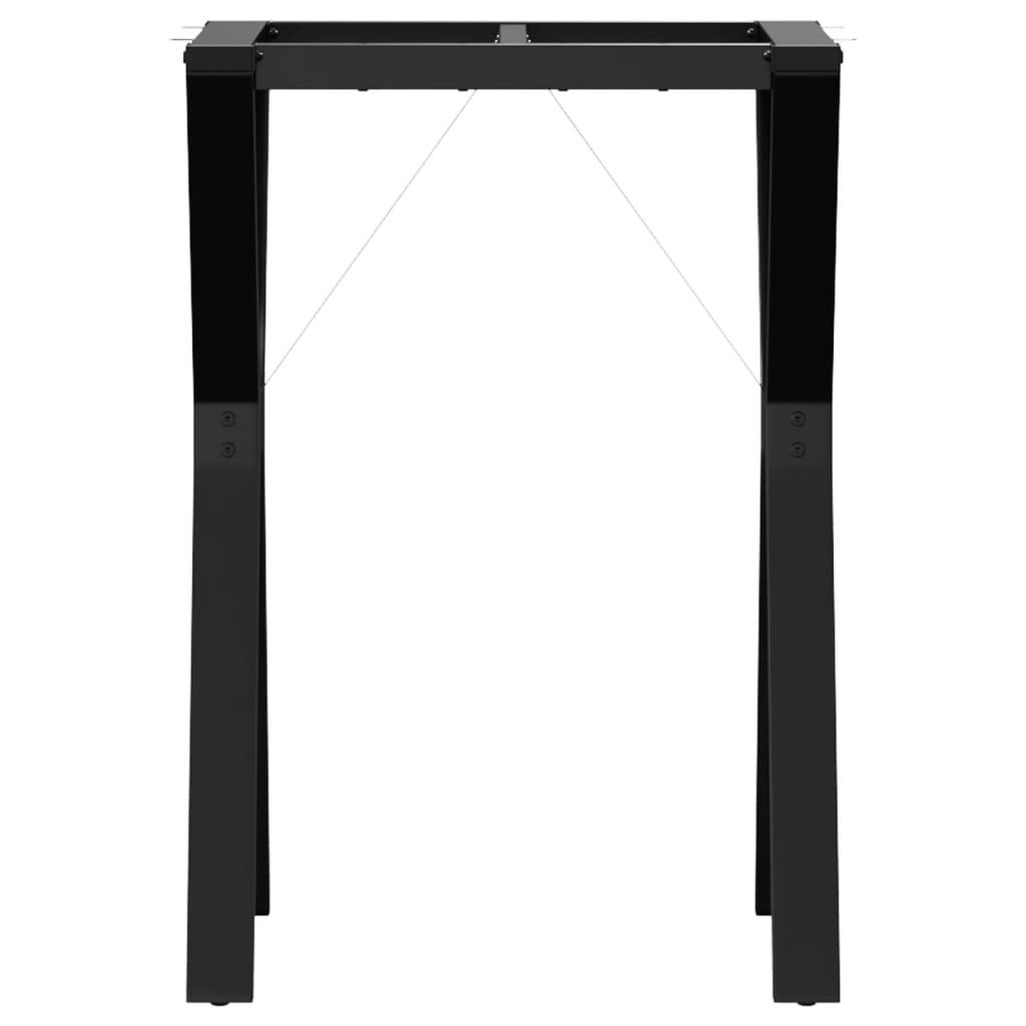 Voir la diapositive 4 : VIDAXL Pieds de table a manger cadre en Y 50x40x73 cm acier