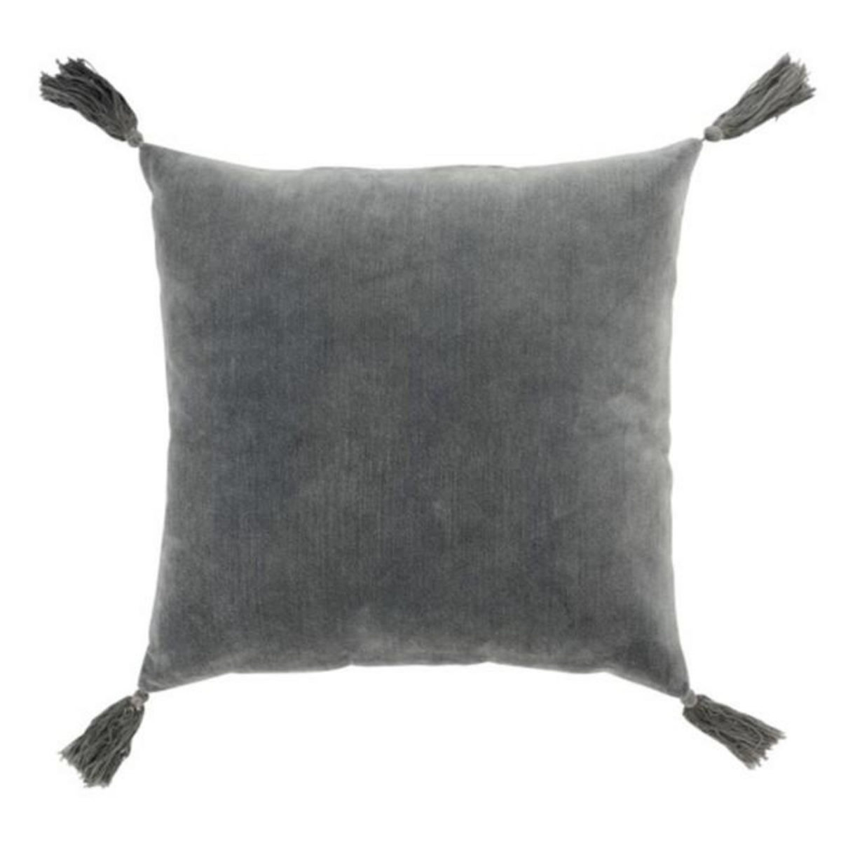 Paris Prix Coussin Déco Déhoussable  Flok  45x45cm Gris