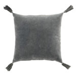 Paris Prix Coussin Déco Déhoussable  Flok  45x45cm Gris